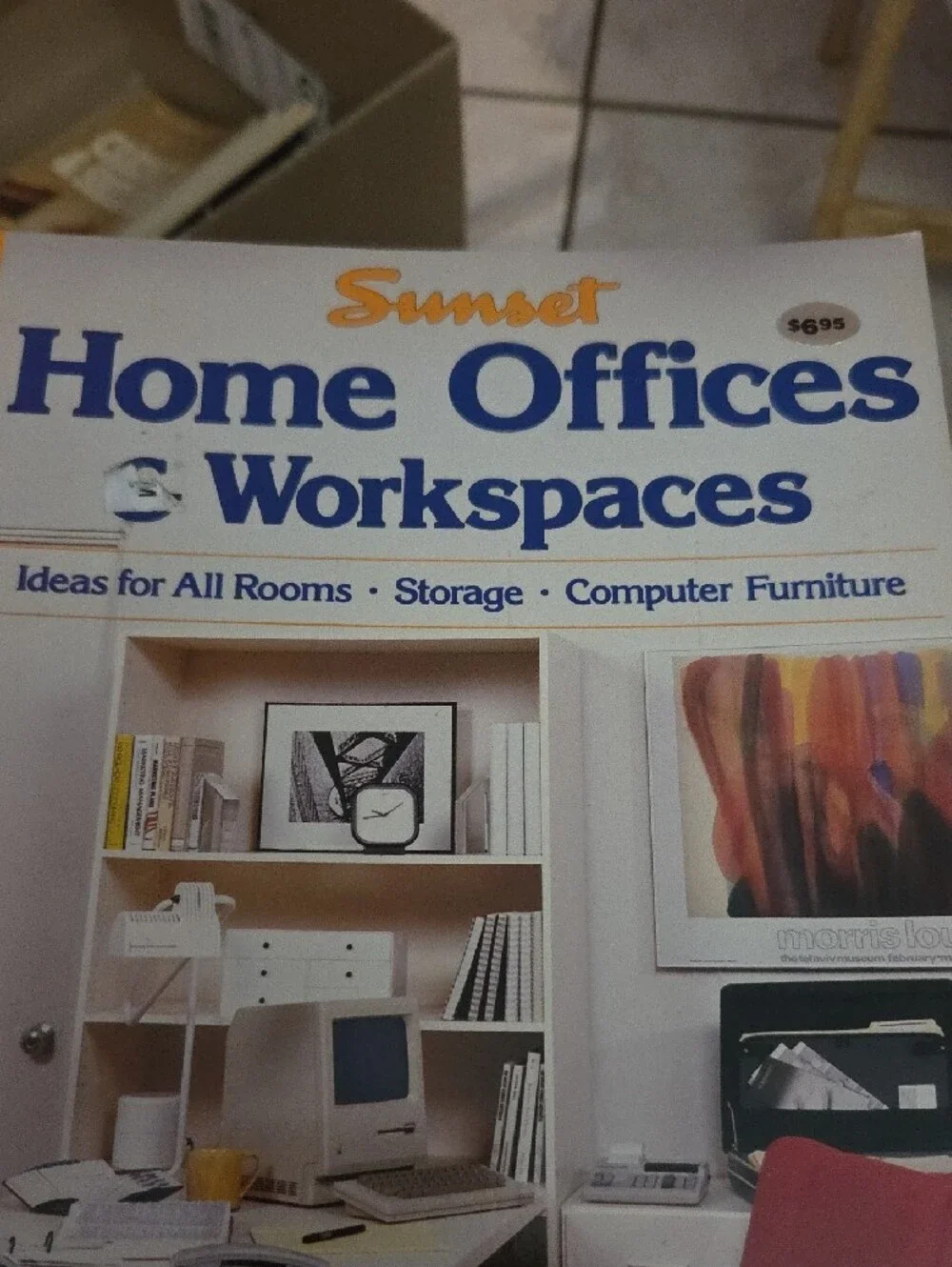 Red Office Chair Notebook - Home Offices Workspaces Cover 1986